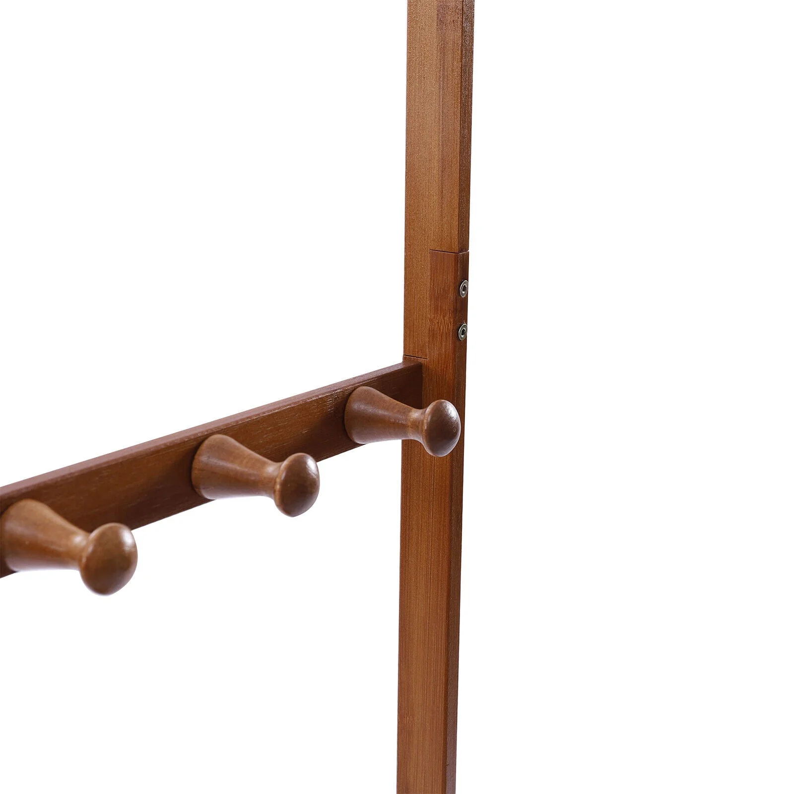 Bamboo Clothes Rack Stand - Image 7