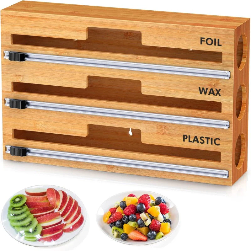 Bamboo Food Wrap Dispenser - Image 7