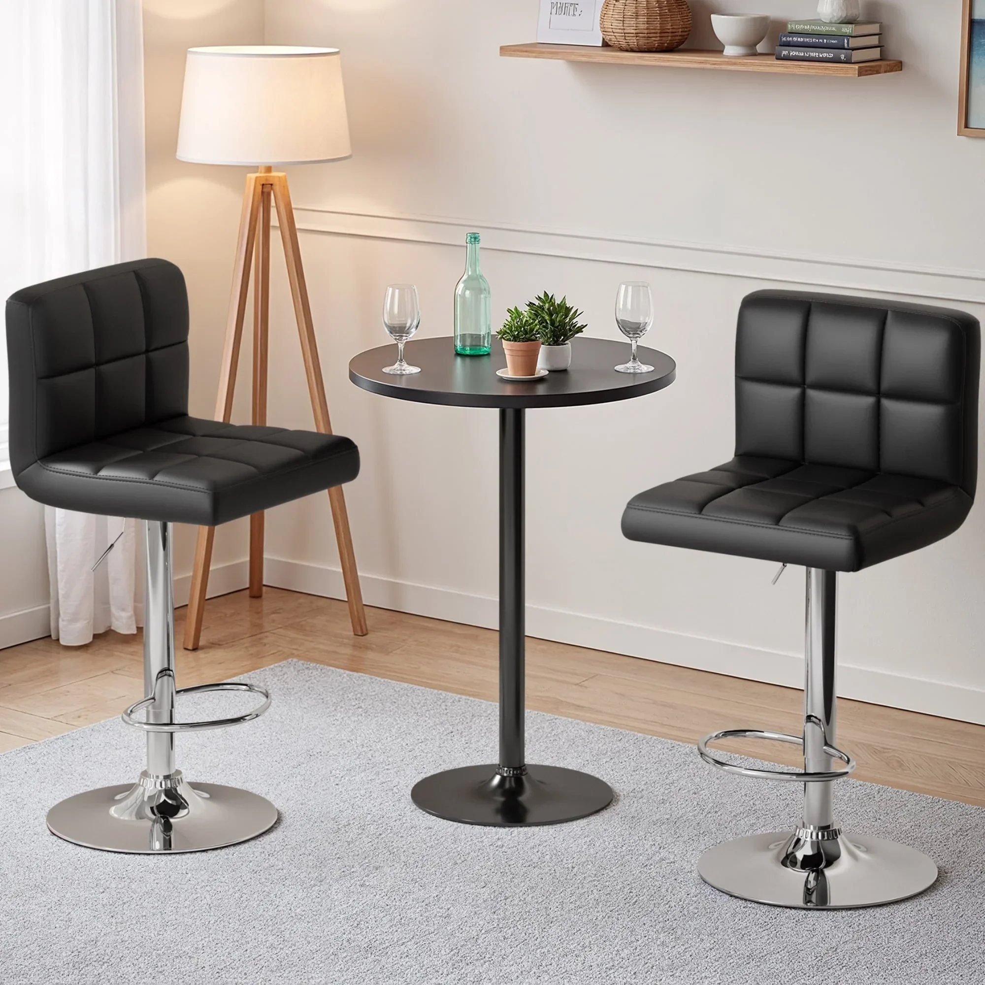 Bar Stool Height Adjustable Bar Stool Set of 2pcs - Image 10
