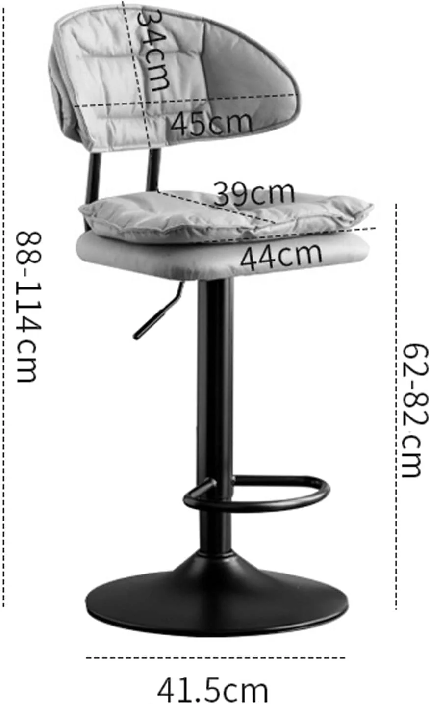 Bar Stools Adjustable Swivel Bar Stools - Image 3