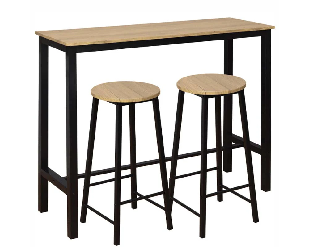 Bar Table Set with Bar Stools - Image 4