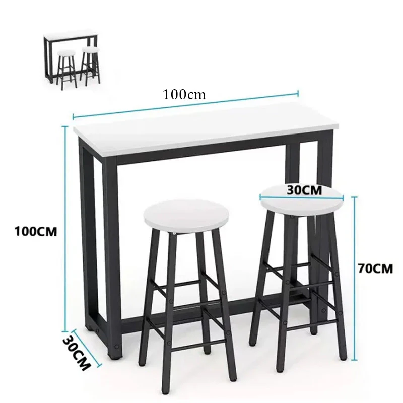 Bar Table Set with Bar Stools - Image 3