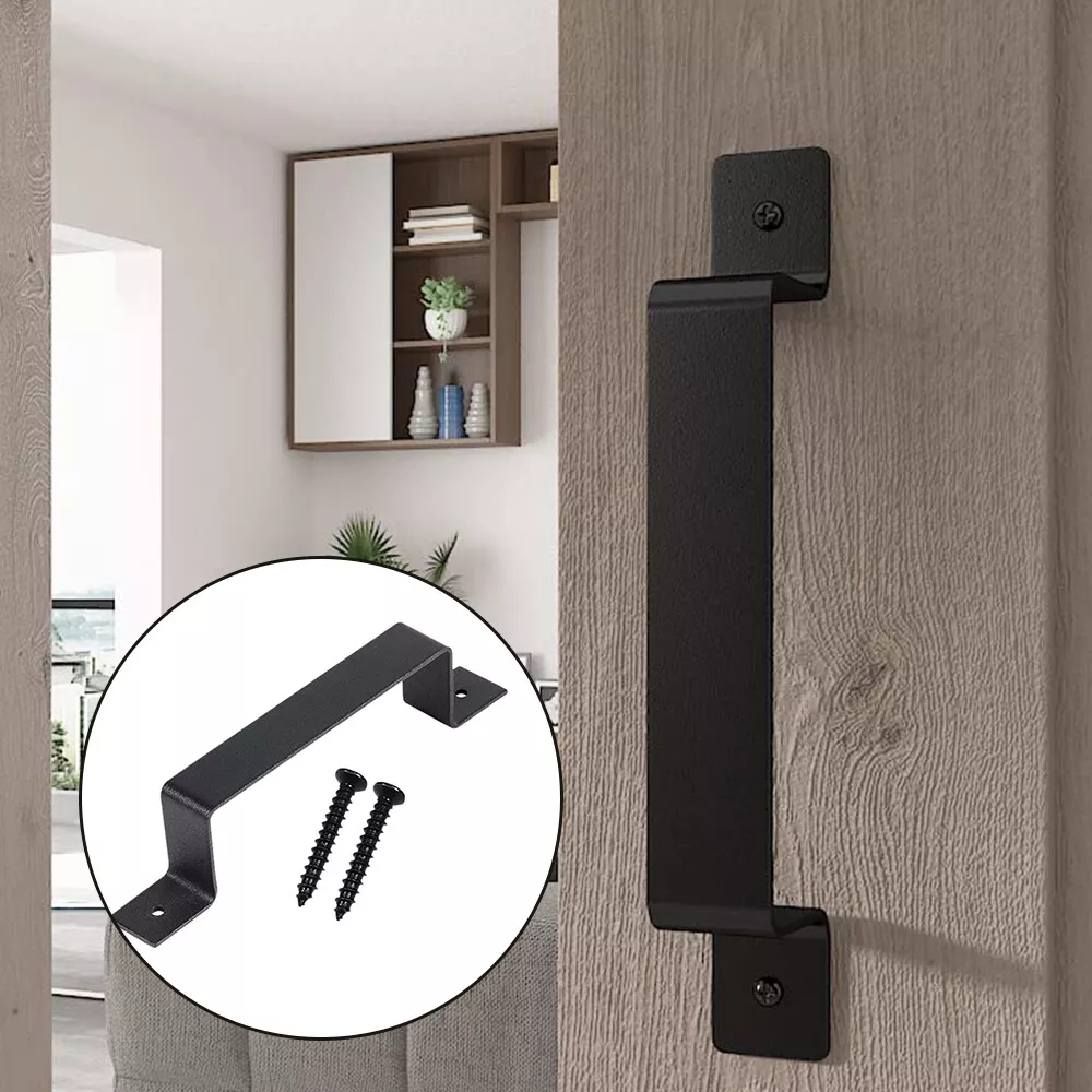 Barn Door Handle Black - Image 8