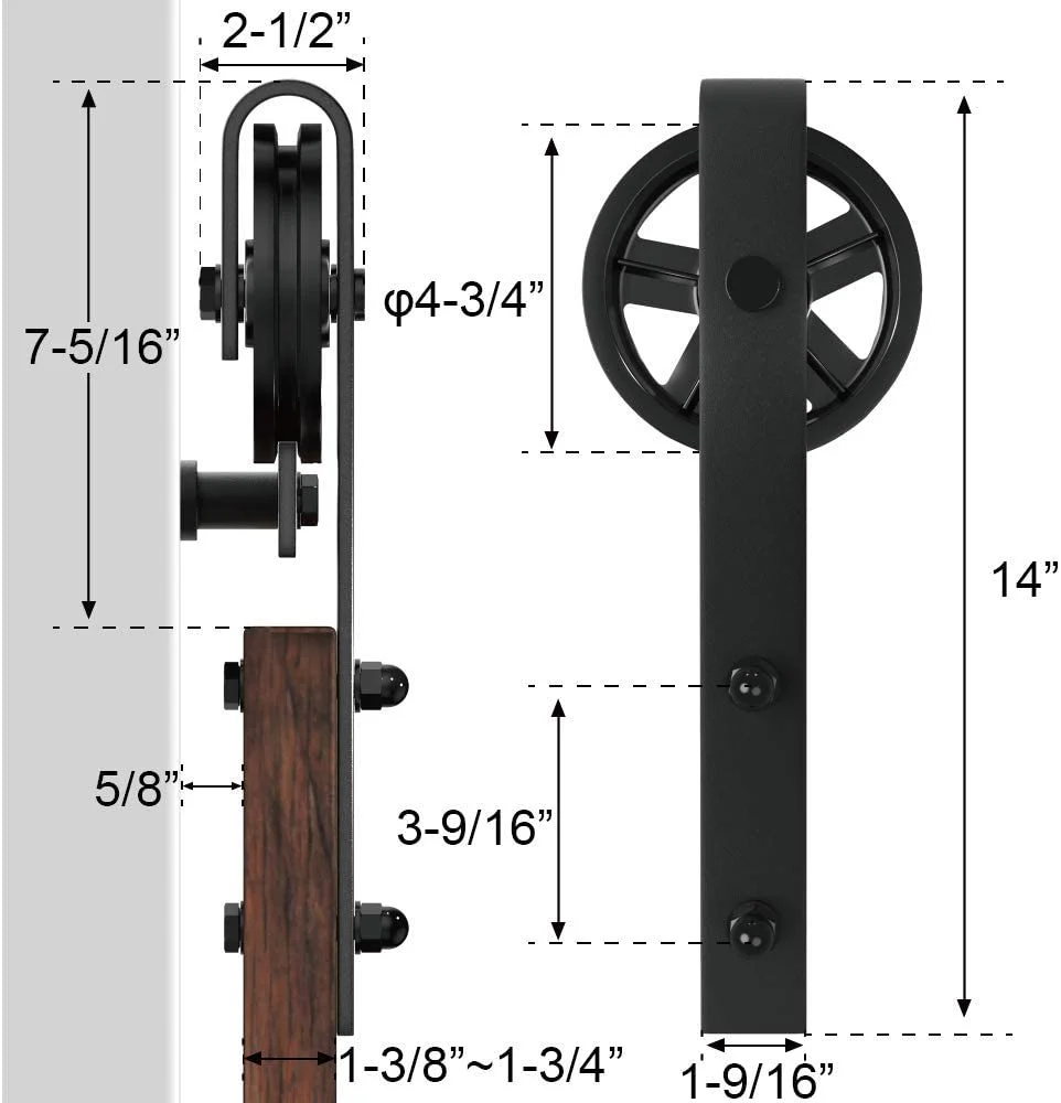 Barn door Hardware 1.5M - Image 8