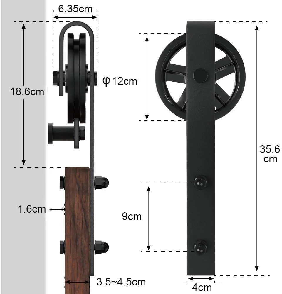 Barn Door Hardware 1.83M - Image 10