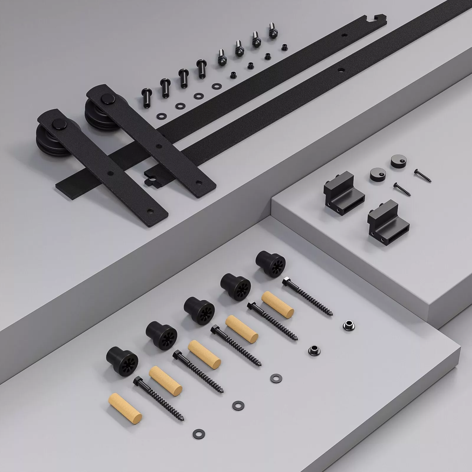 Barn Door Hardware 1.83m - Image 8