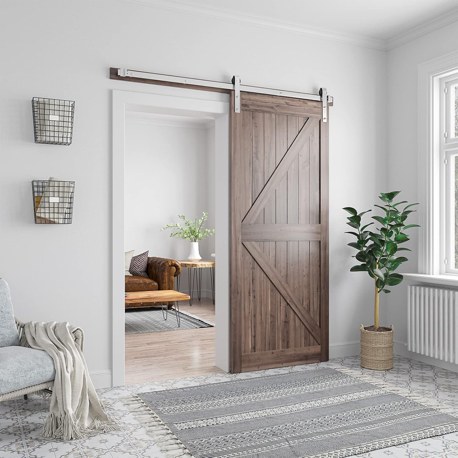 Barn door Hardware 1.85M Single Door - Image 9