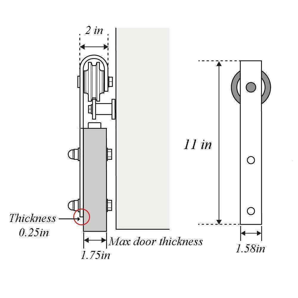 Barn Door Hardware - Image 4