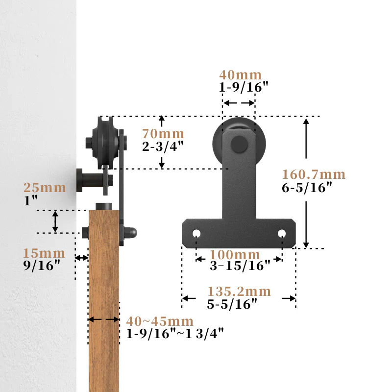 Barn Door Hardware 2M - Image 5
