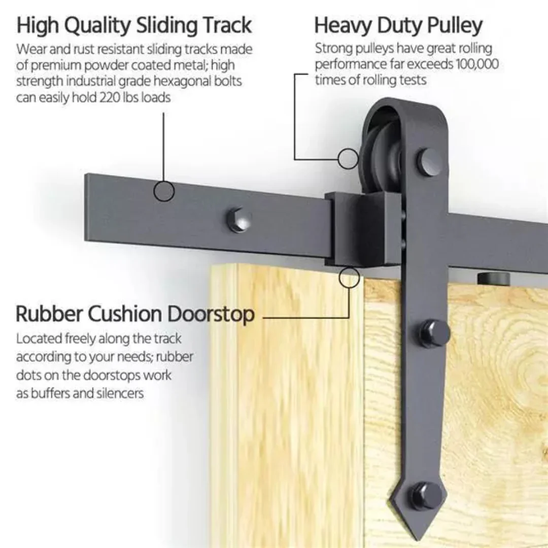 Barn Door Hardware 3.66M - Image 4