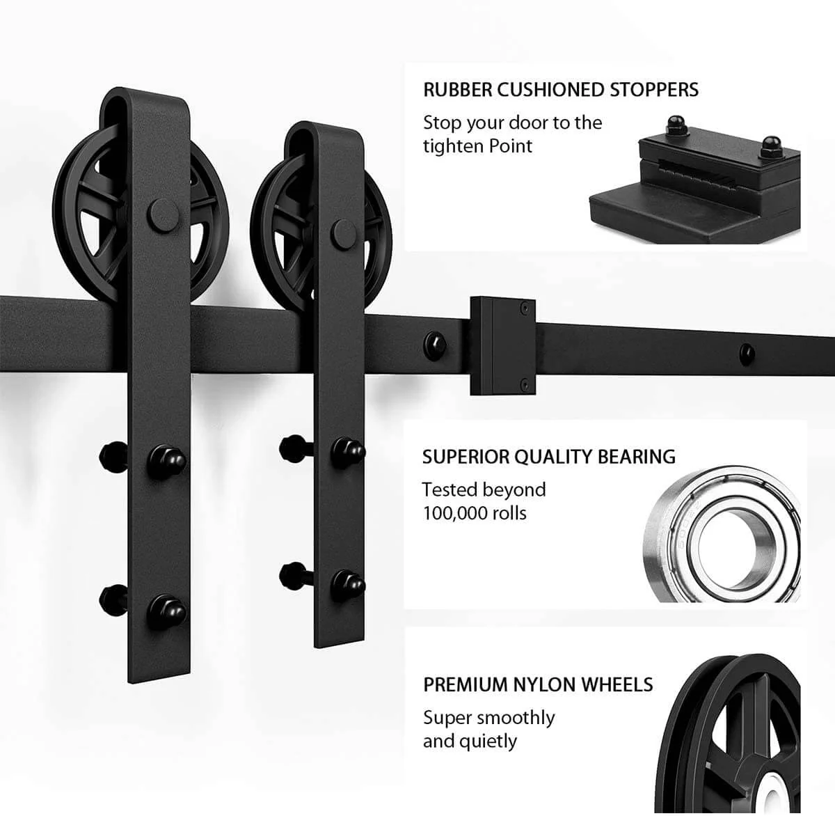 Barn Door Hardware 3.6M - Image 5
