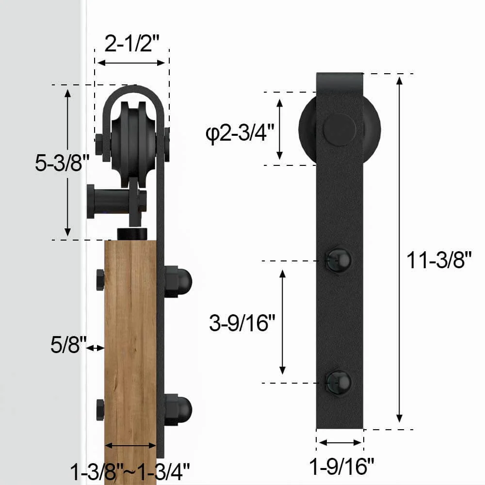 Barn Door Hardware 3.6M - Image 6