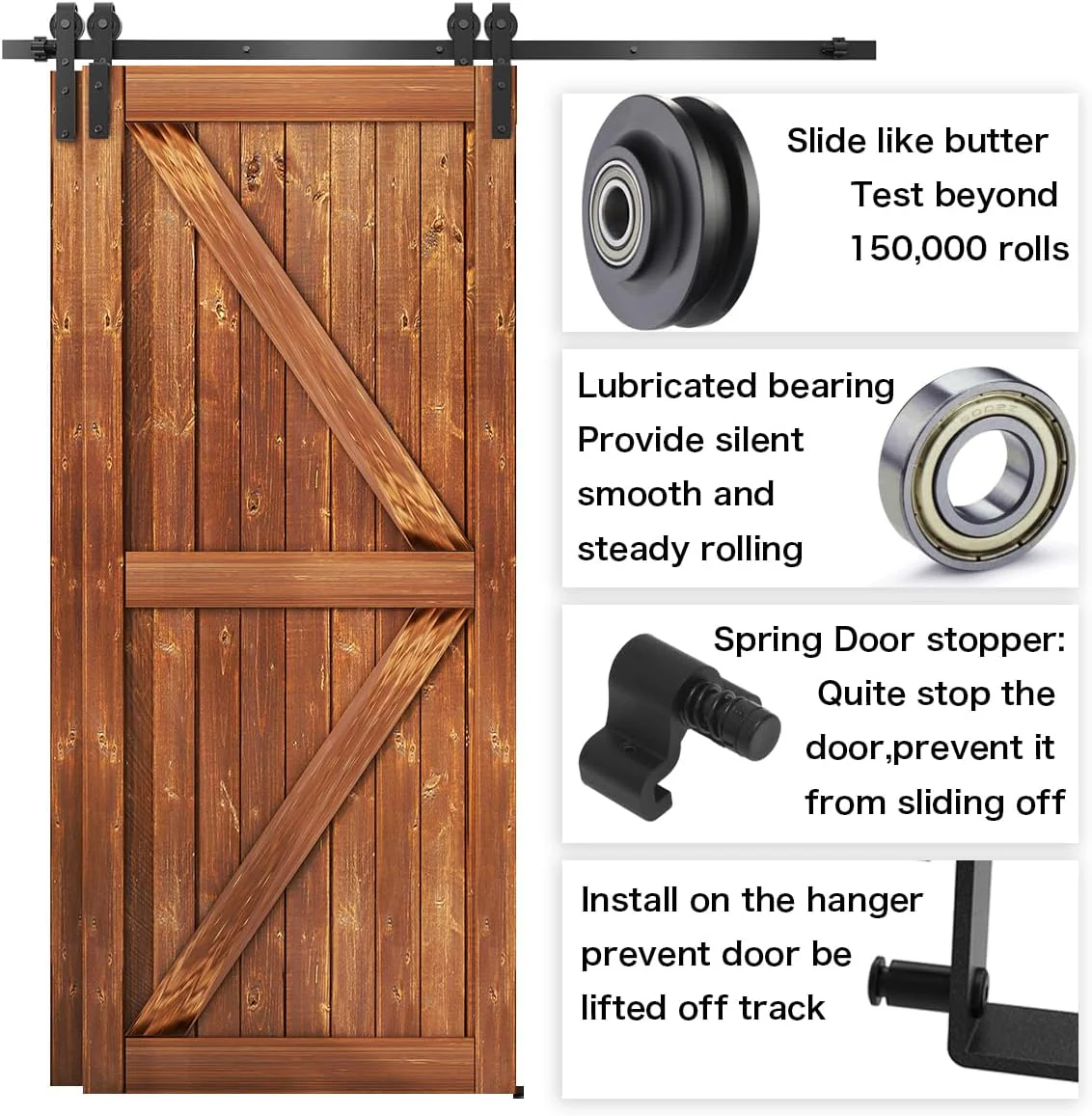 Barn Door Hardware 3m - Image 8