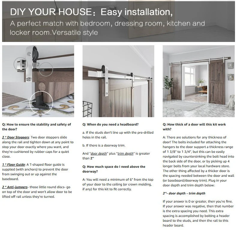 Barn door Hardware 4M Double Door - Image 10