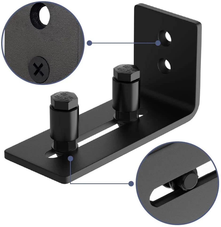 Barn Door Hardware Bottom Adjustable Roller - Image 4