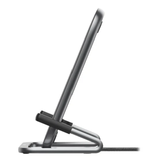 Baseus Rib Horizontal and Vertical Holder Wireless Charger Stand 15W Black - Image 4