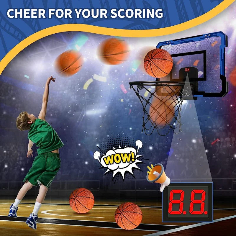 Basketball Hoop Indoor Basketball Hoop with Electronic Scorer - Image 3