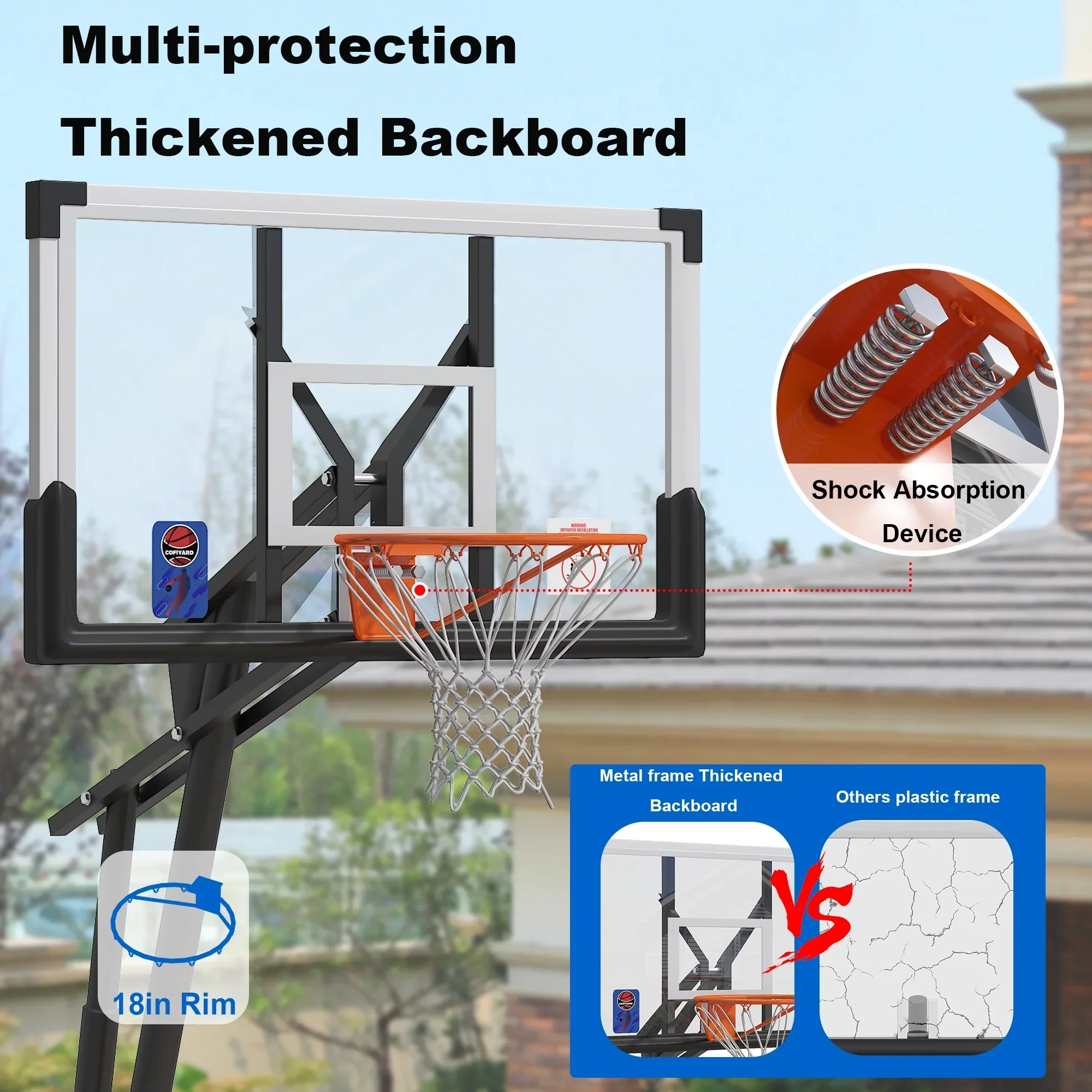 Basketball Hoop With Stand - Image 7