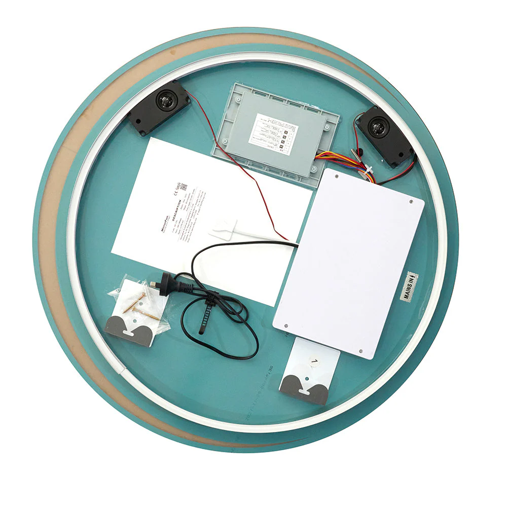 Bathroom LED Mirror Round Frameless 70CM - Image 3