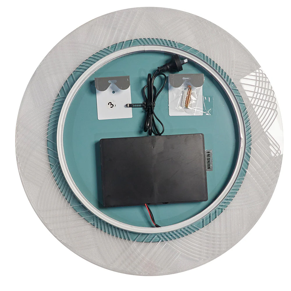 Bathroom LED Mirror Round Frameless 70CM - Image 3