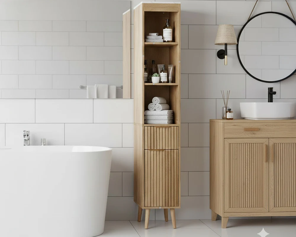 Bathroom Tower Cabinet - Image 7