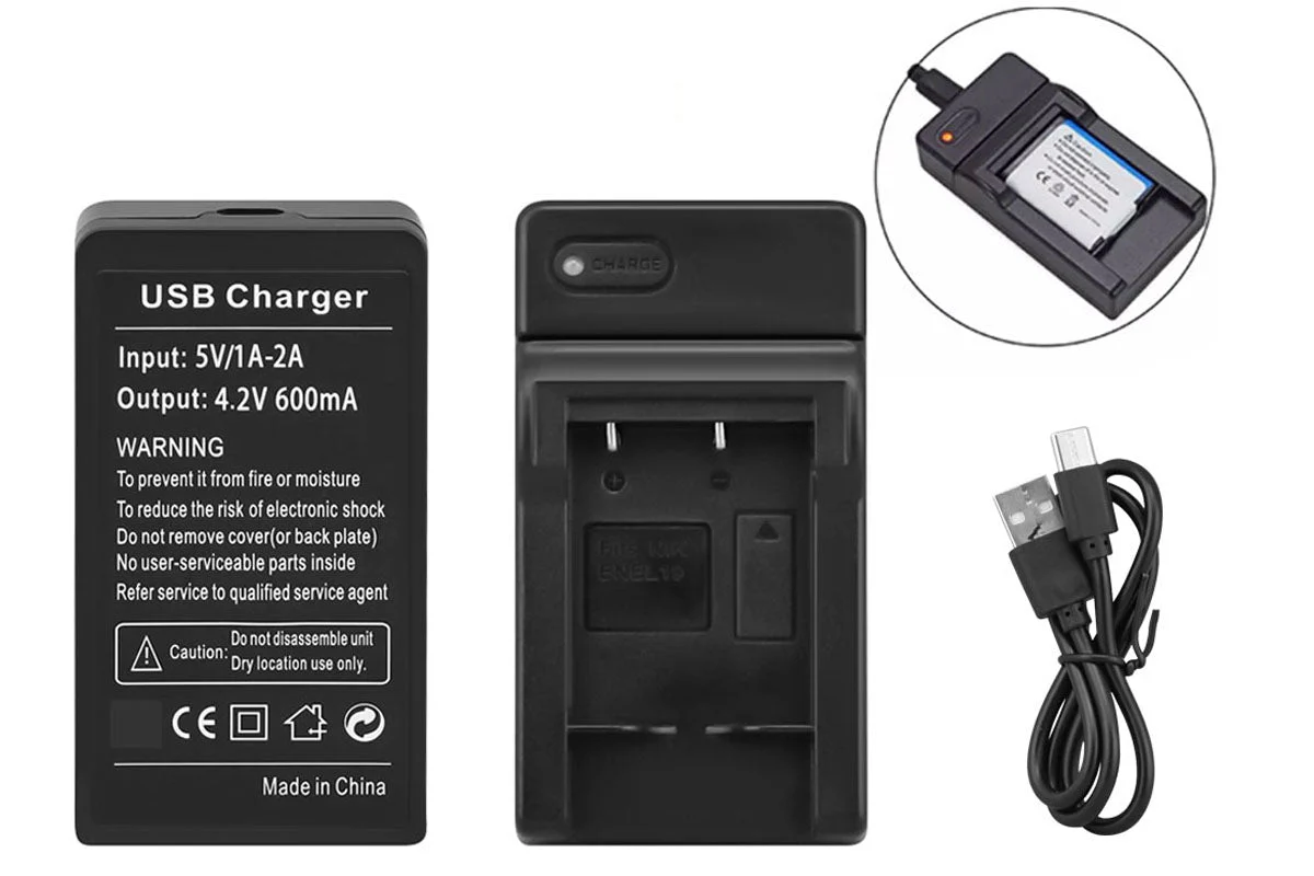 Battery Charger for Nikon EN-EL19 ENEL19 EL19 - Image 2