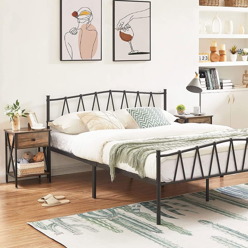 Bedside Table Nightstands with Drawer - Image 4