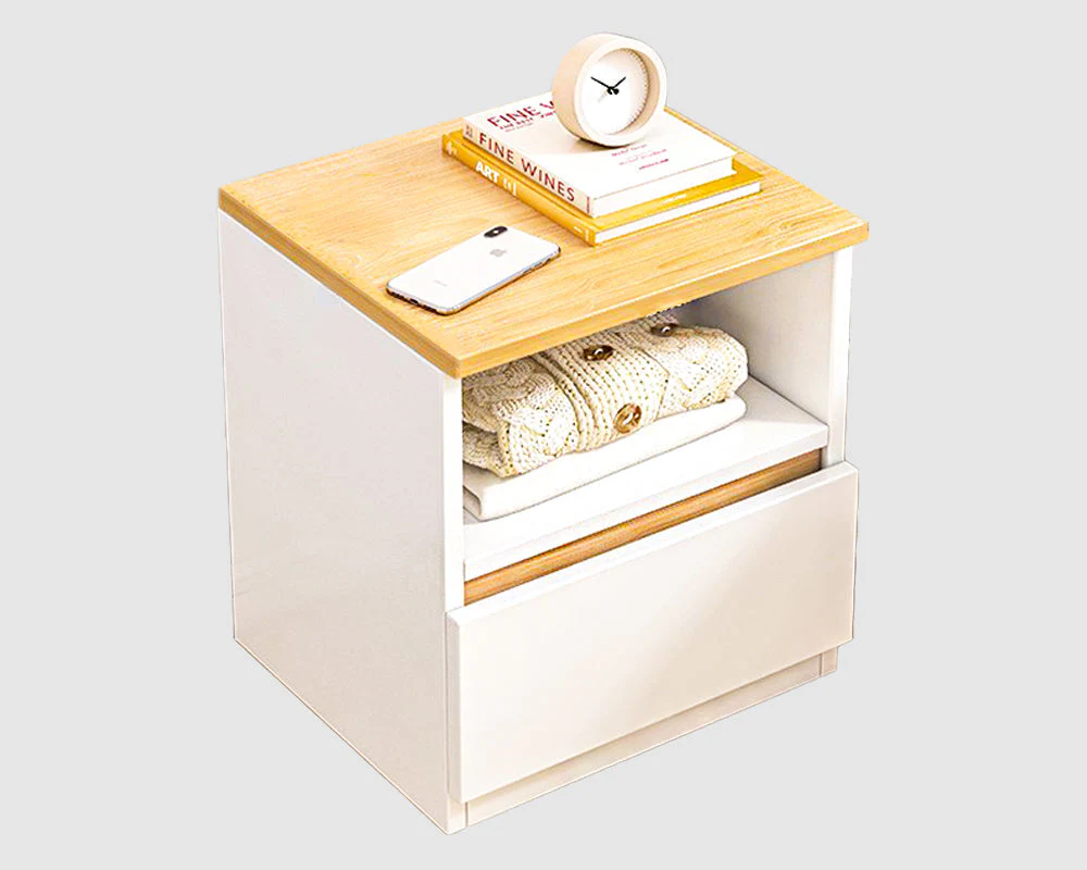 Bedside Table Nightstands with Drawer - Image 7