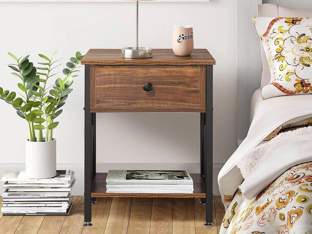 Bedside Table Nightstands with Drawer - Image 12
