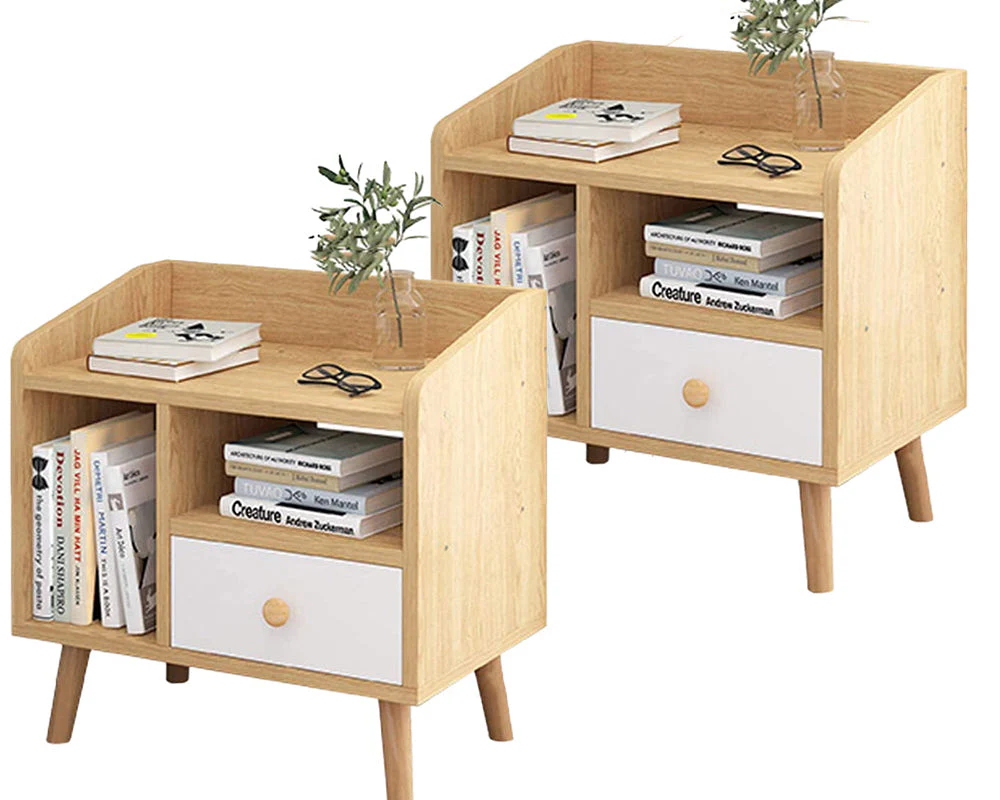 Bedside Table With Drawer - Image 10