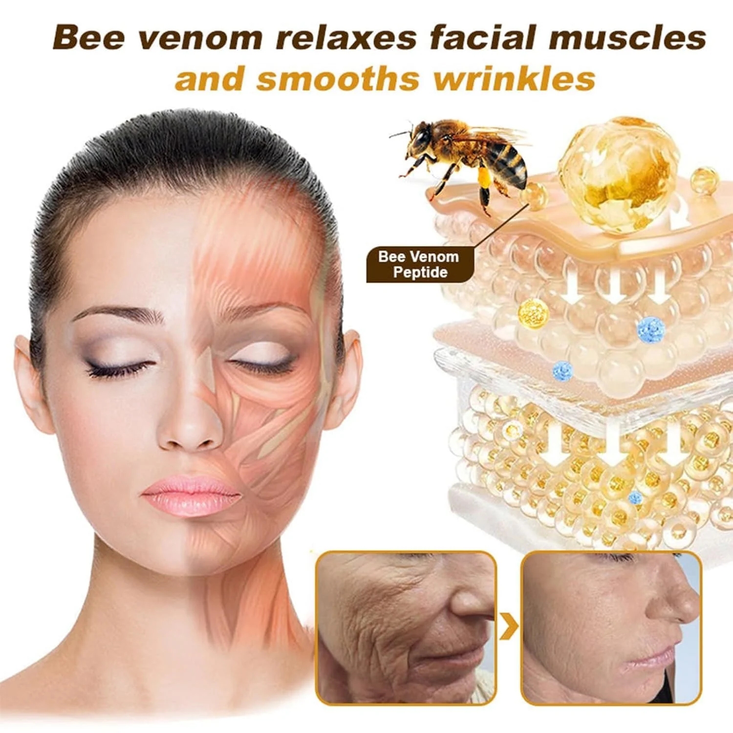 Bee Venom Botox Wrinkle Anti Aging Cream - Image 8