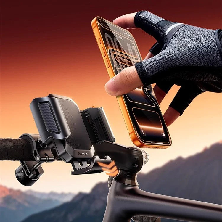 Bicycle Handlebar Mount Phone Holder One-Hand Operation - Image 7
