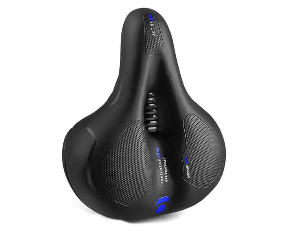 Bike Saddle Bike Seat Blue Confortable Ride - Image 7