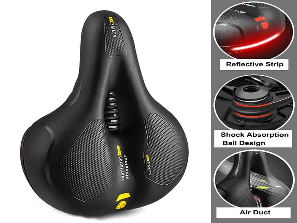 Bike Saddle Seat Bike Seat Comfortable ride - Image 2
