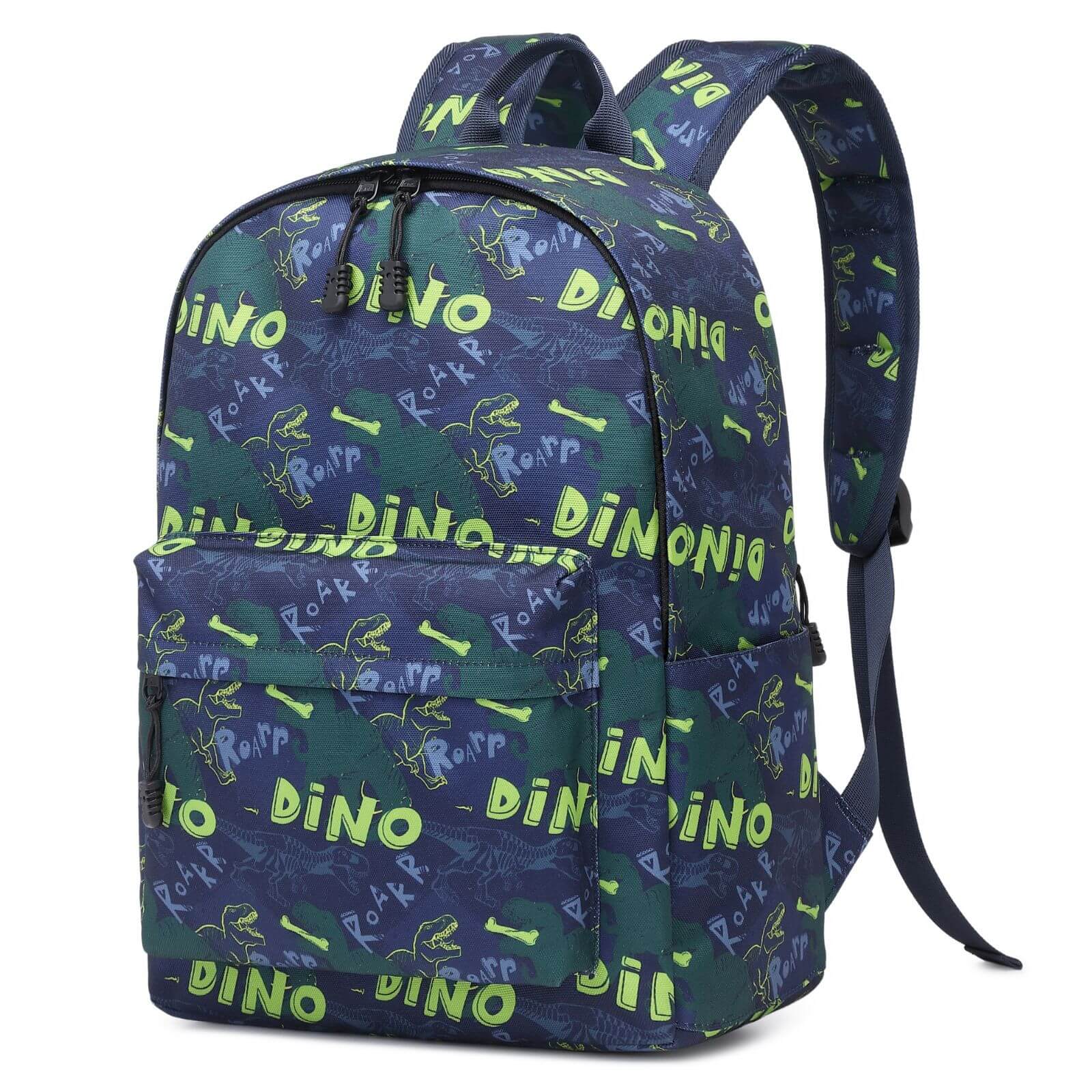 Blue Dinosaur Backpack for Kids & School Bag for Boys - Image 3