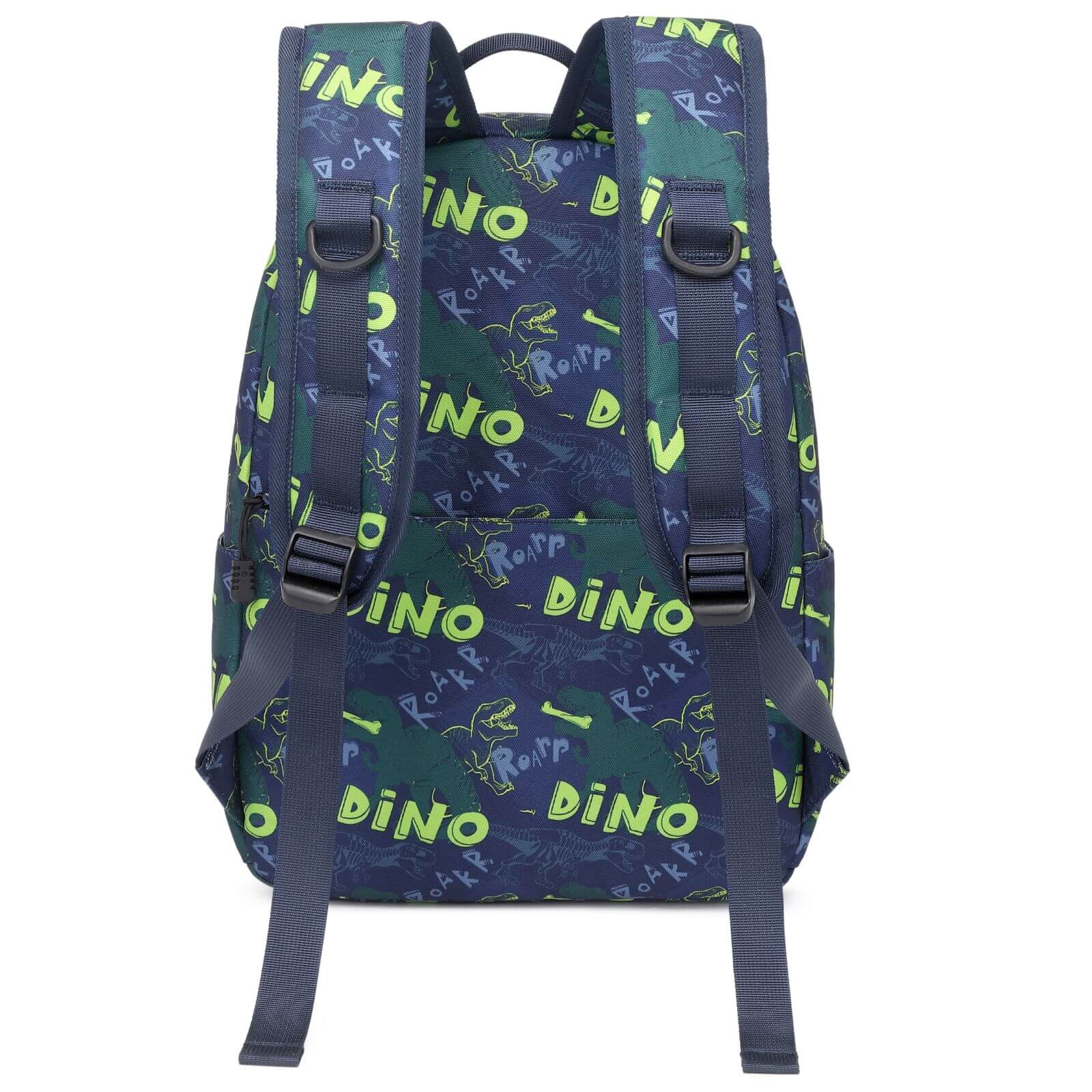 Blue Dinosaur Backpack for Kids & School Bag for Boys - Image 5