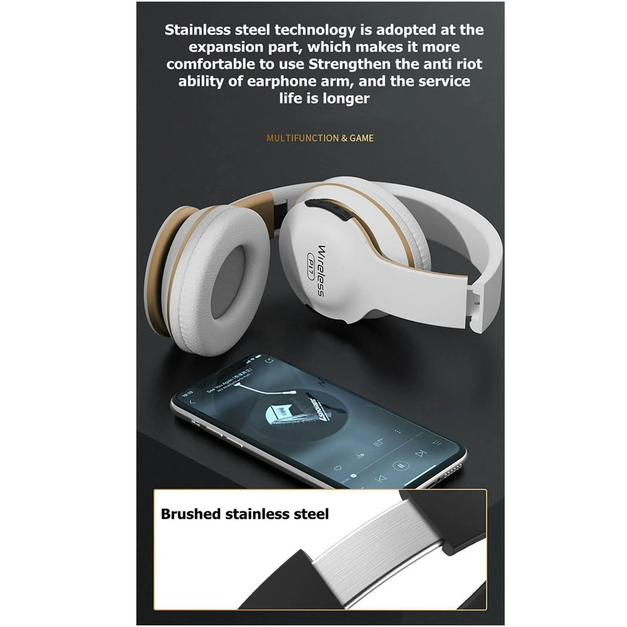 Bluetooth Headphones - Over-Ear Wireless Bluetooth Headphones - Image 16