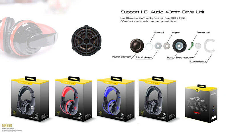 Bluetooth Headphones Wireless Headphones - Image 5