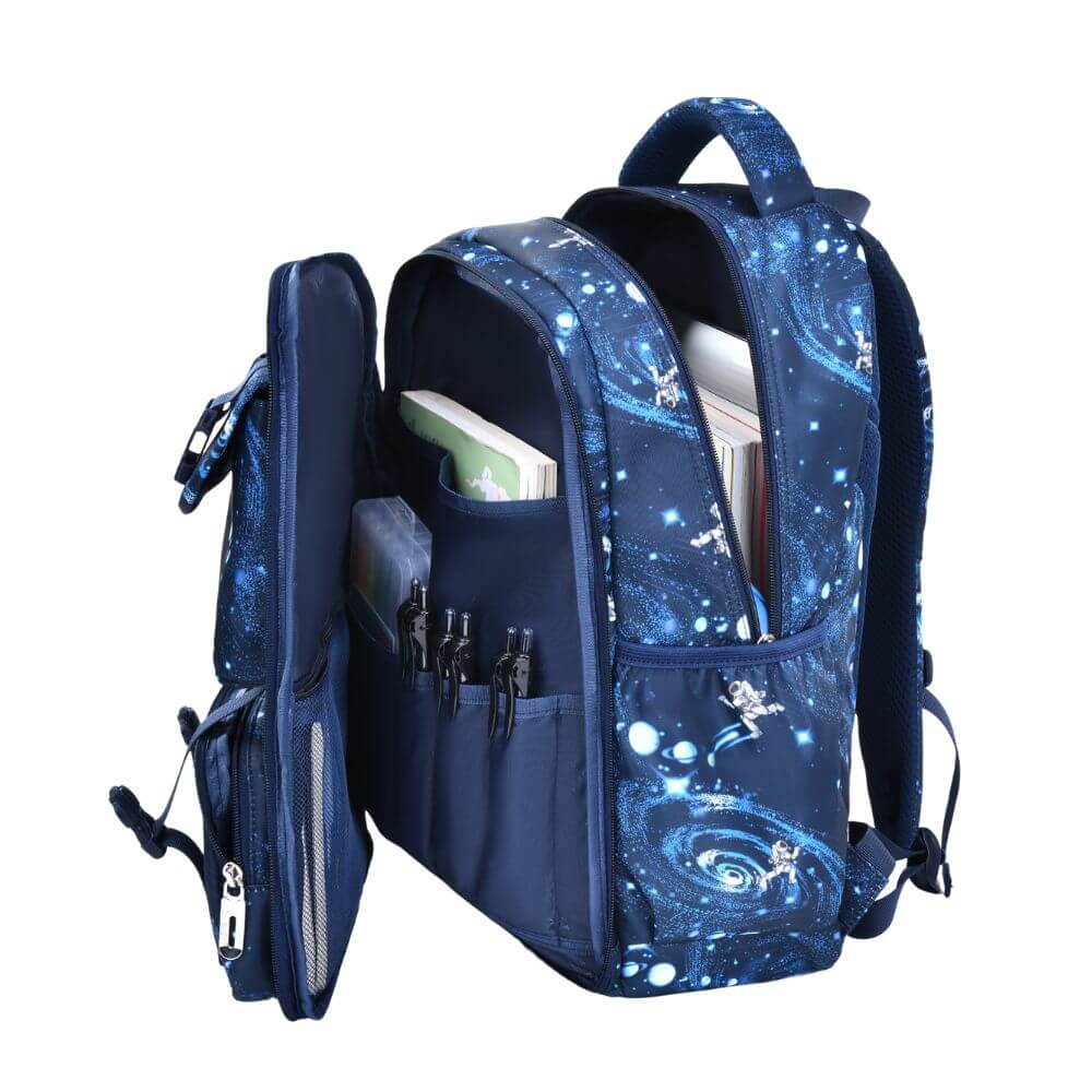 Boys School Bags & Black Kids Backpack | Astronaut Galaxy Backpack - Image 8