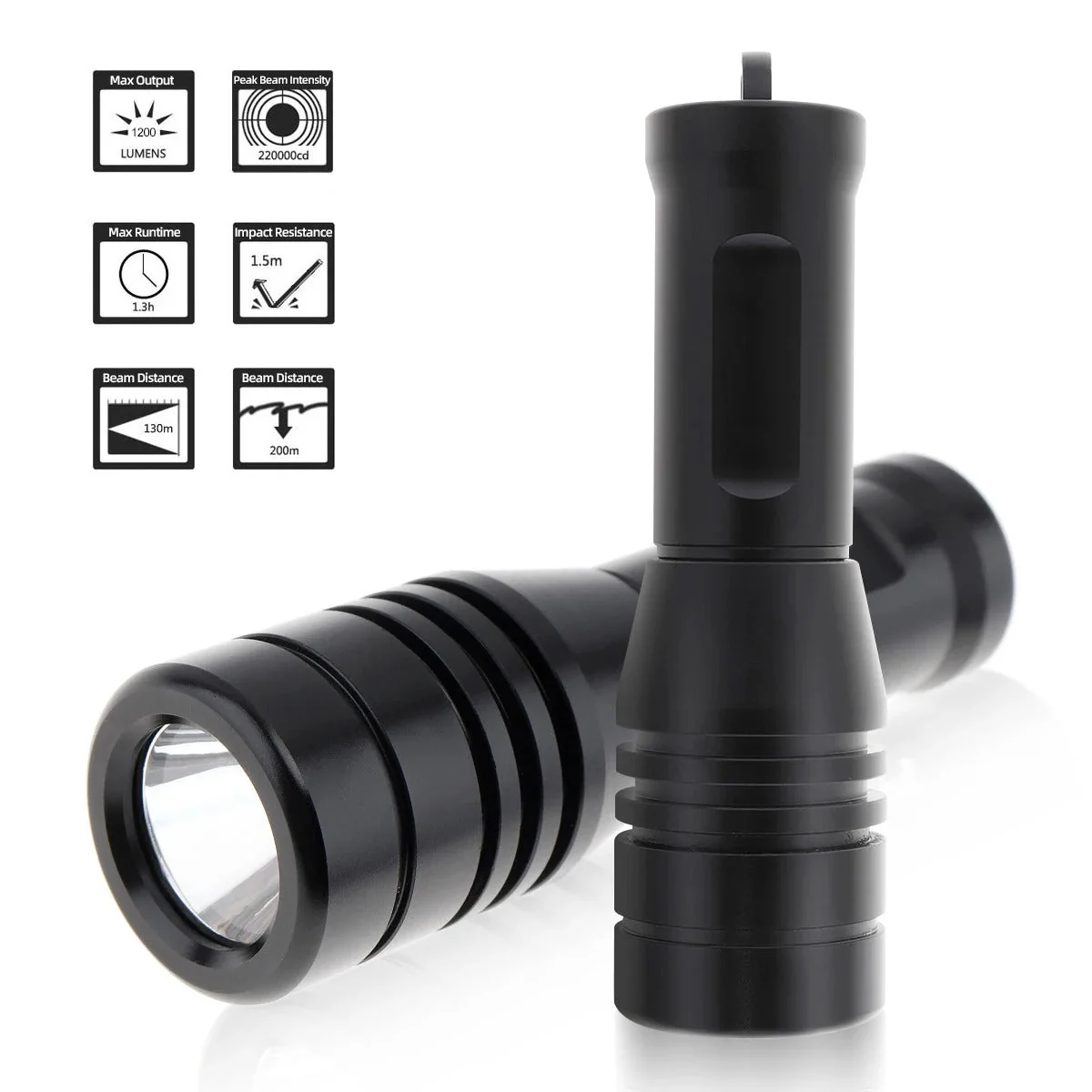 BrightBuddy Micro 80 – Compact Dive Torch including Mask Mount - Image 4