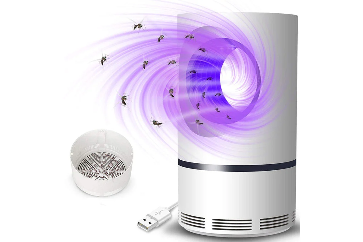 Mosquito Catcher Lamp Insect Killer Electric LED Light Fly Bug Zapper Trap - Image 2