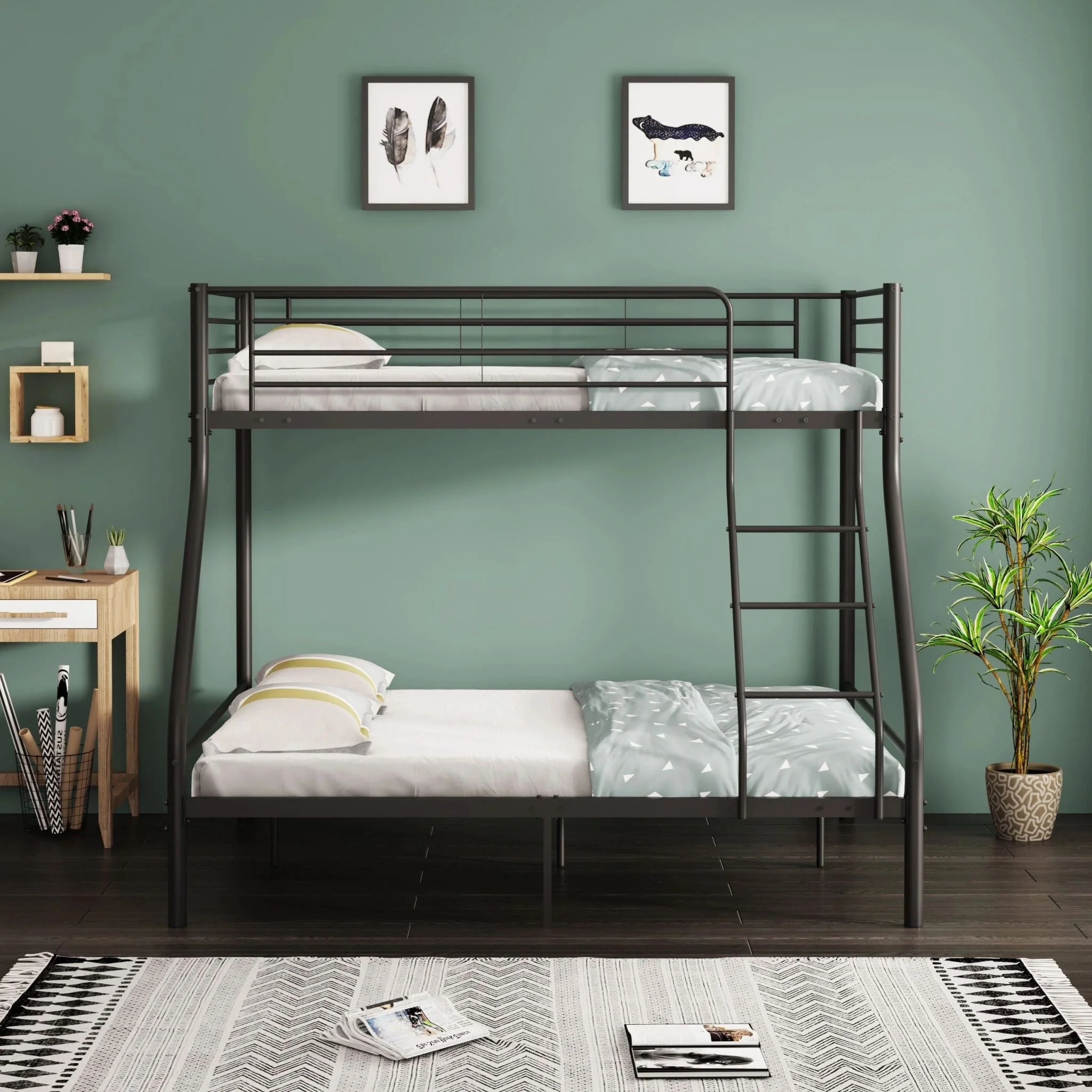 Bunk Bed Triple Metal Frame - Image 9