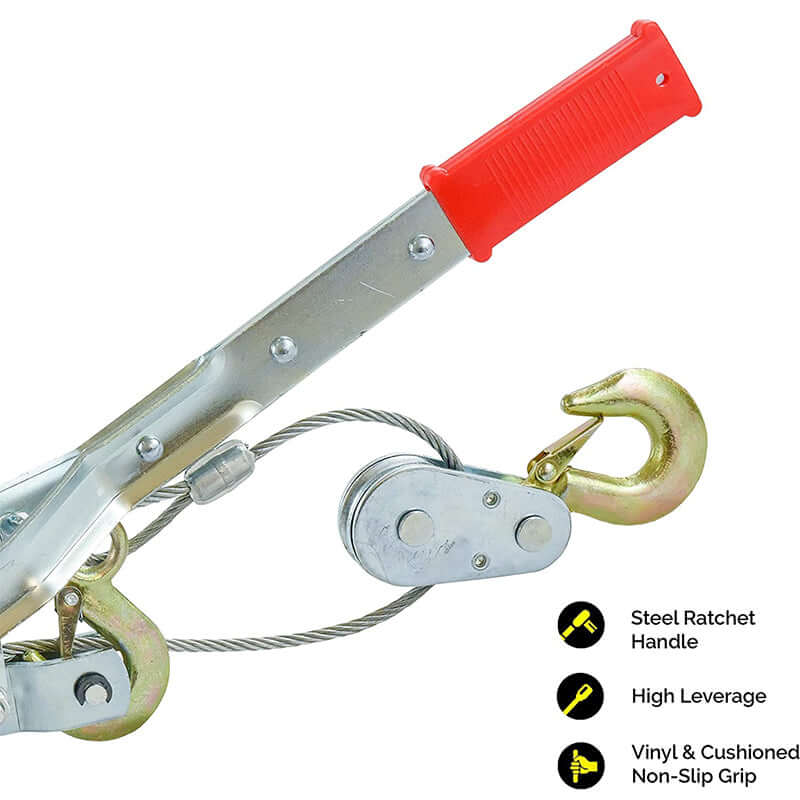 Cable Winch Wire Power Puller 2T / 4000lb - Image 7