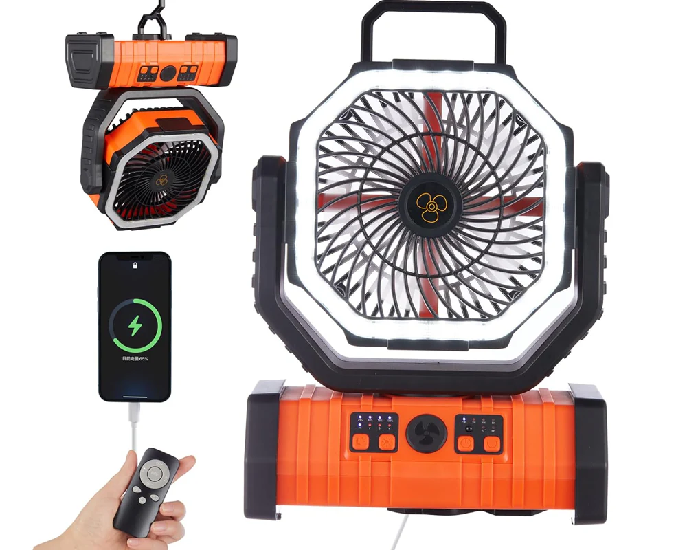 Camping Fan Desk Fan - Image 2