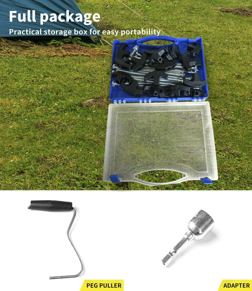 Camping Tent Pegs 20PCS Set - Image 6