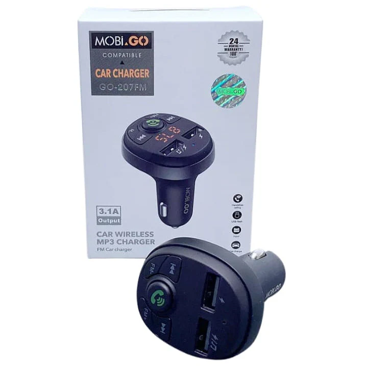 Car Charger & Bluetooth Kit - Mobigo - Image 2