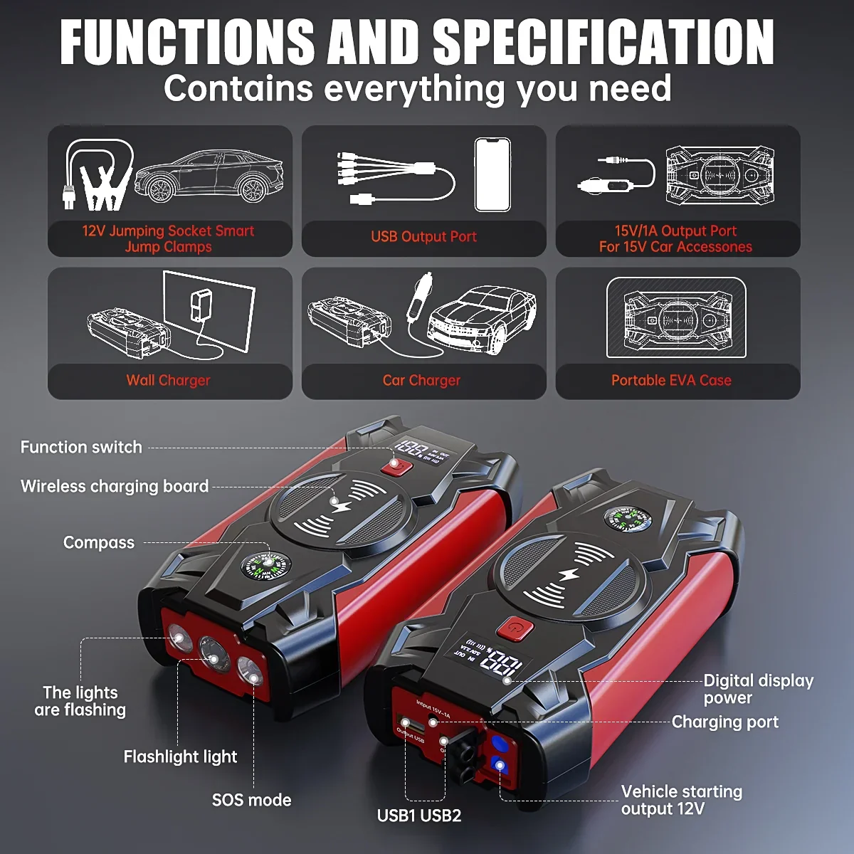 Car Jump Starter - Image 2