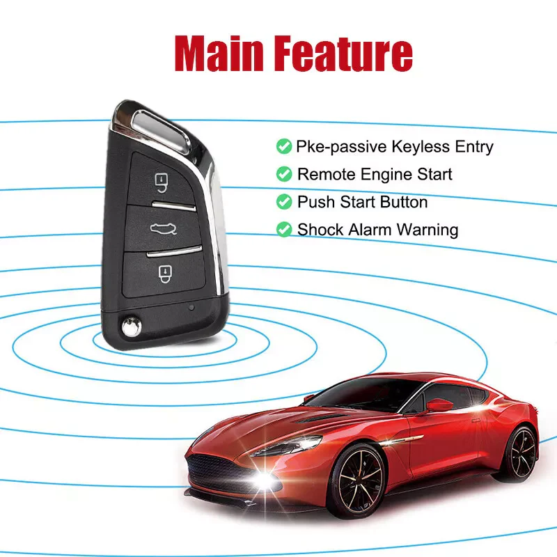 Car Keyless Entry Security System Remote Control Door Central Lock Locking Kit - Image 7