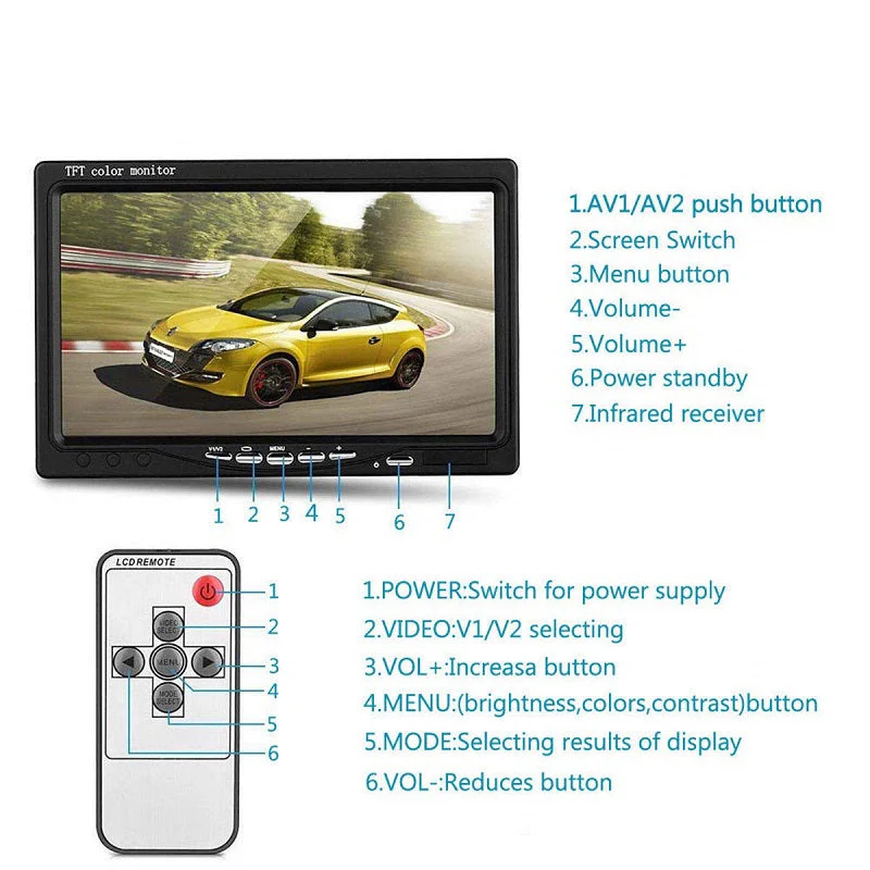 Car Reverse Camera Rear View Reverse Camera - Image 10
