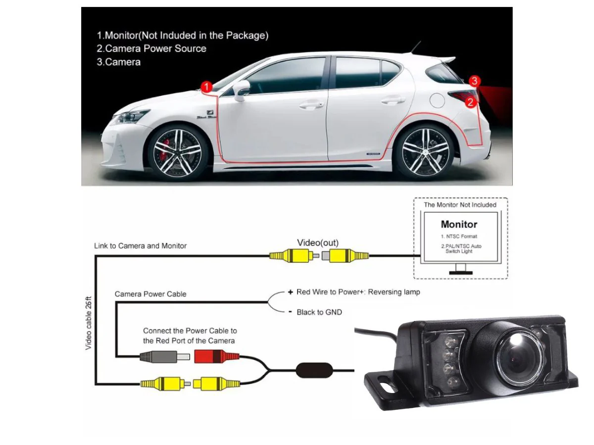Car Reversing Camera Waterproof - Image 14
